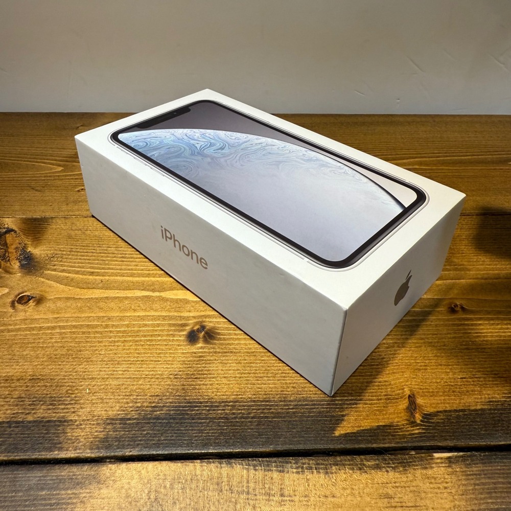 Apple iPhone XR 64GB White Original‎ Box Only Model A1984 with Accessories